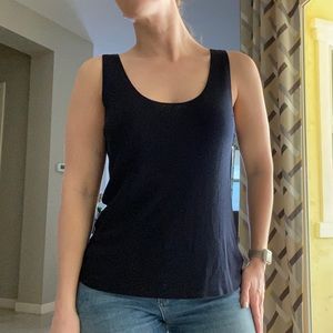 Jason Wu navy silk tank